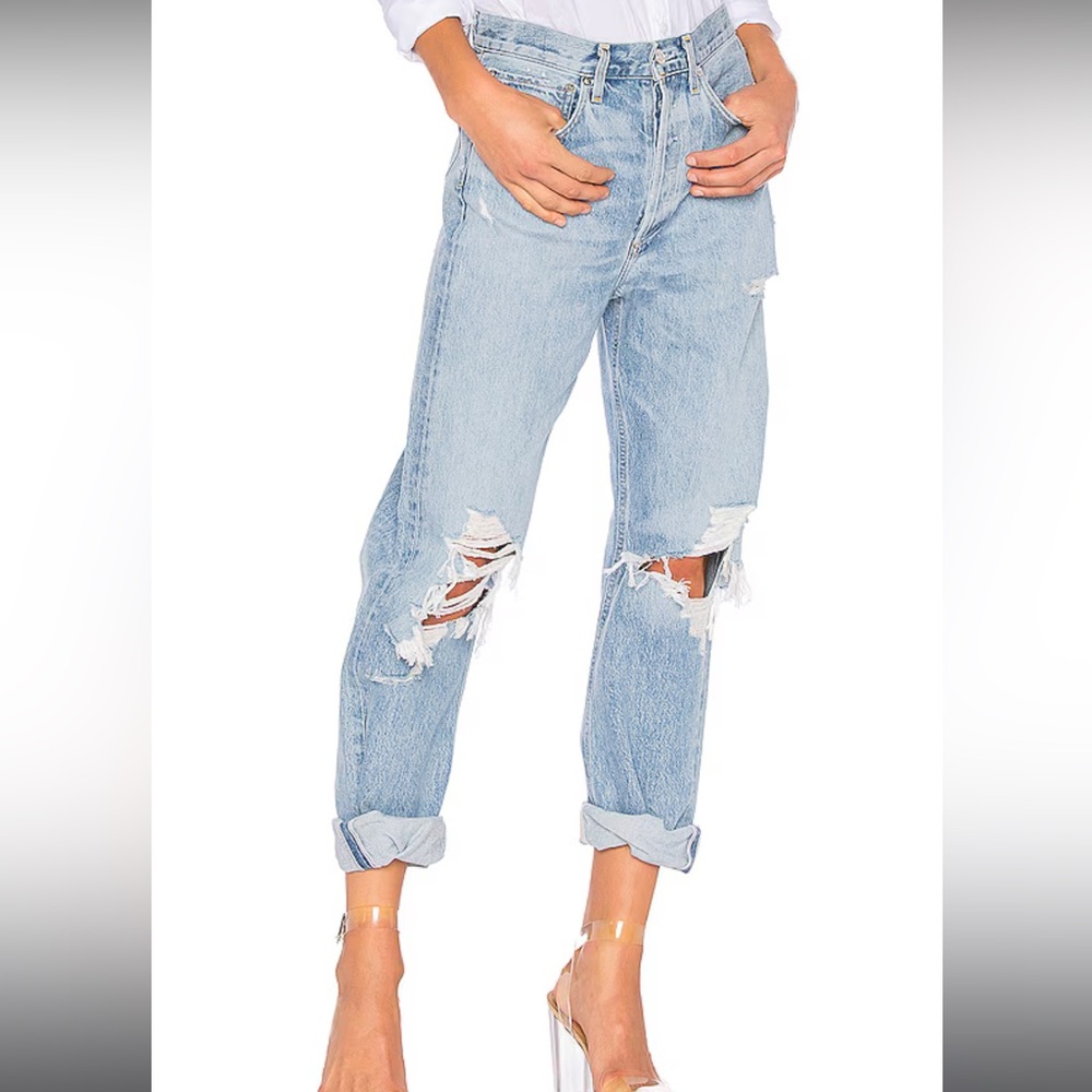 90's Mid Rise Loose Fit in Fall Out